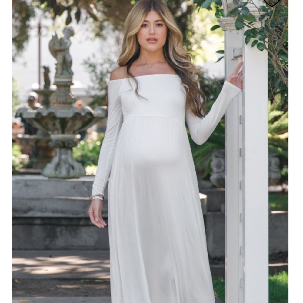 Pink Blush Maternity Dress
